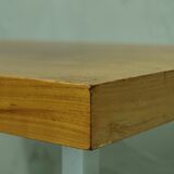 Mid-century teak and chrome mobile table, 1970