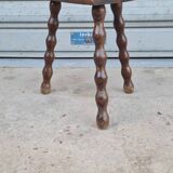 Solid wood tripod stool