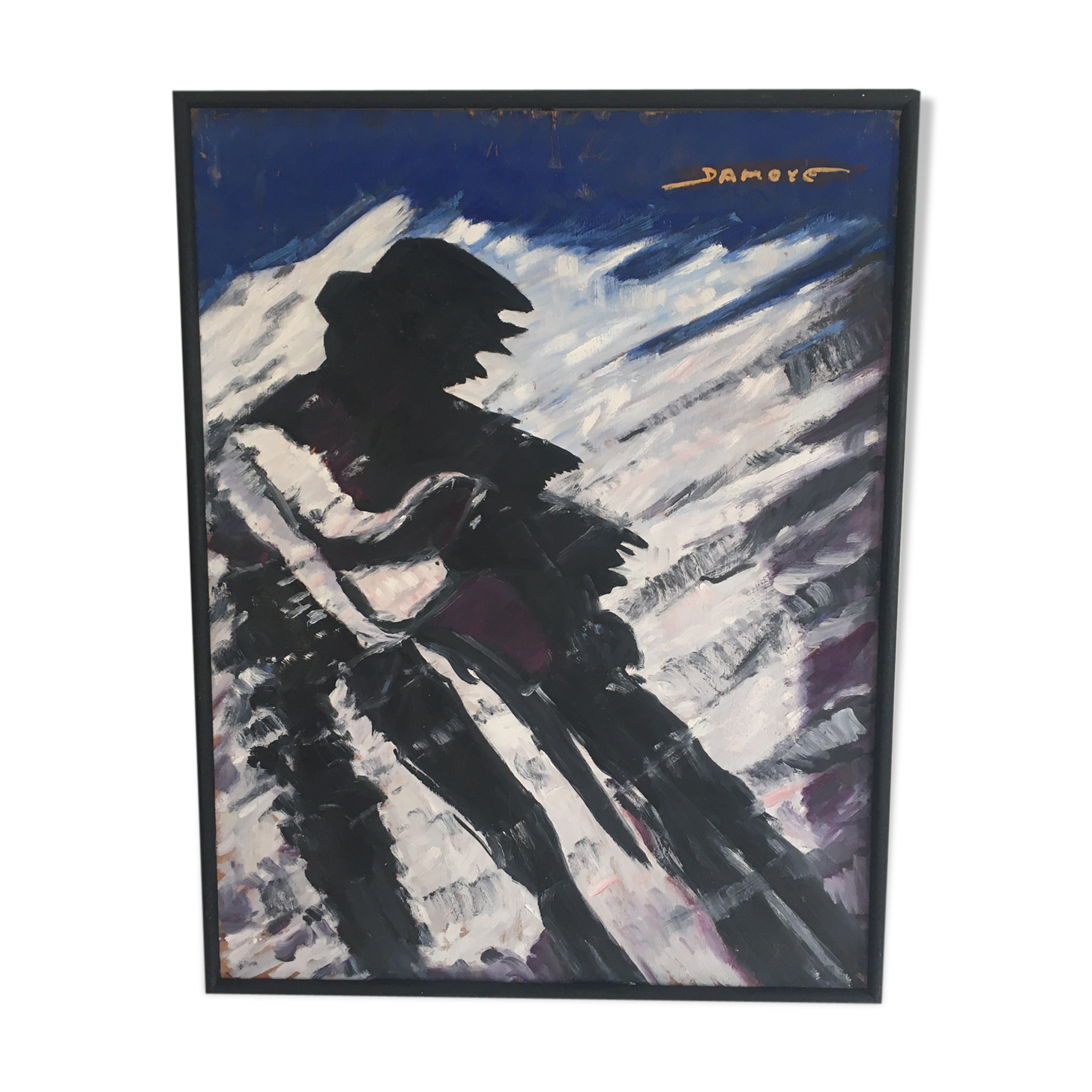 Painting "blue composition" by Damoye