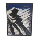 Painting "blue composition" by Damoye