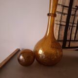 Biot blown glass bottle (50 cm)