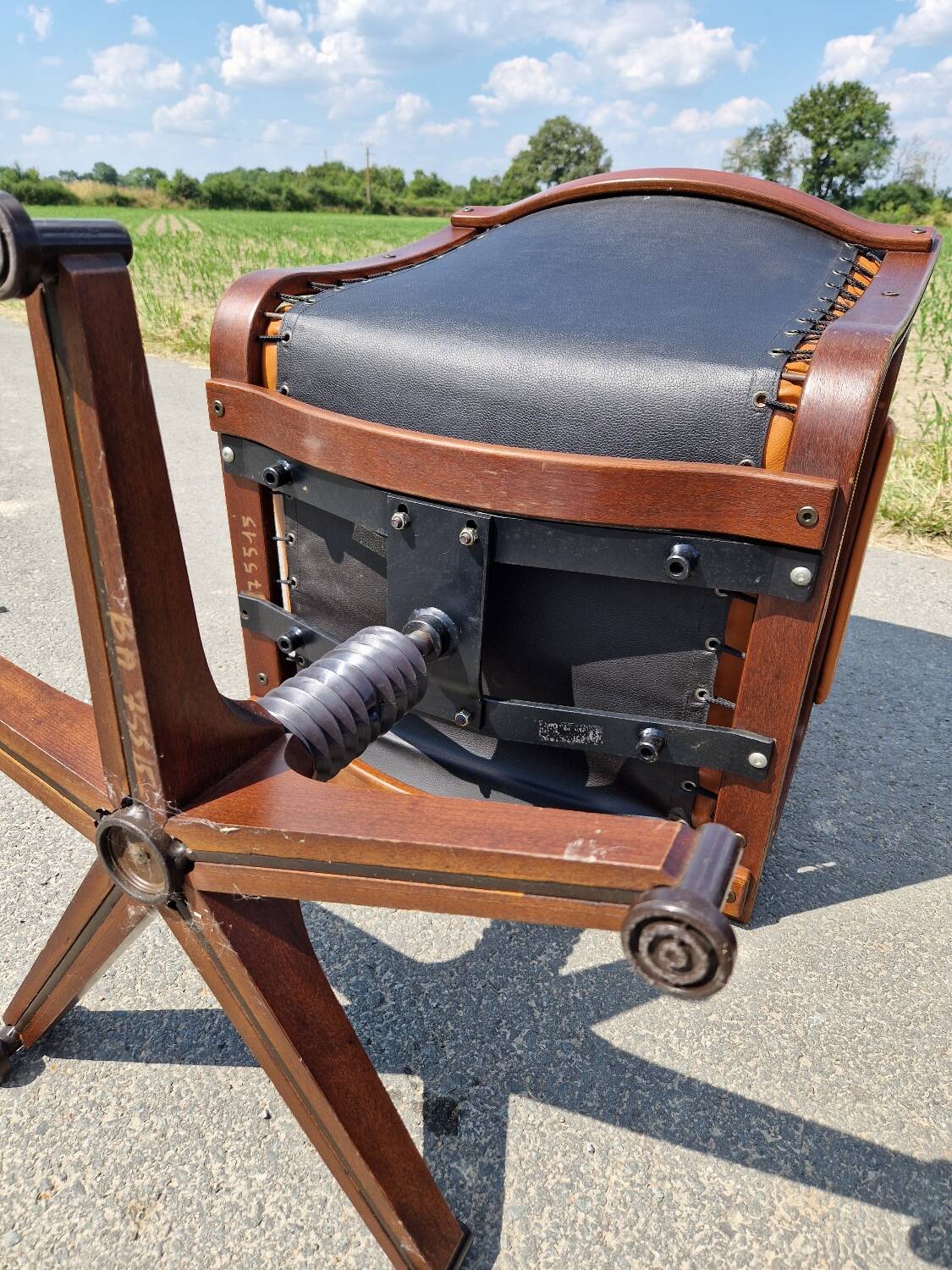 Set of 2 vintage Scandinavian armchairs co.fe.mo Italy 1970