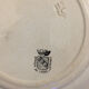 Set of 6 talking plates Sarreguemines "Paul and Virginie"