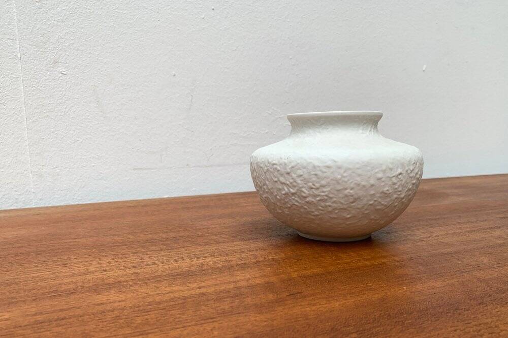 German ceramic vase mid-century style from Porzellanfabrik Metzler & Ortloff, 1960s