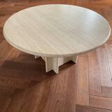 Roche Bobois vintage travertine coffee table from the 70s / 80s