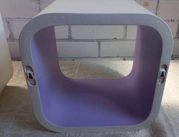 Etagères Vintage • Éléments modulables • Bois Laqué • 1970-1980