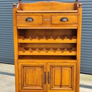 Buffet bar and wine cellar