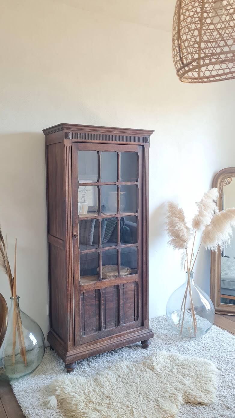 Glass-fronted Parisian wardrobe