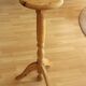 High wooden plant stand - handmade in the 80s - Vintage