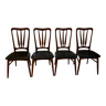 4 “Ingrid” Koefoeds Hornslet chairs