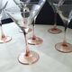 6 Verres à cocktail Luminarc Jambe rose