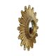 Vintage Sunburst Mirror Gold Convex 24cm