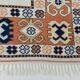 Beige & Pumpkin Orange Antique Vintage Rug Made in Anatolian, 202x284 Cm