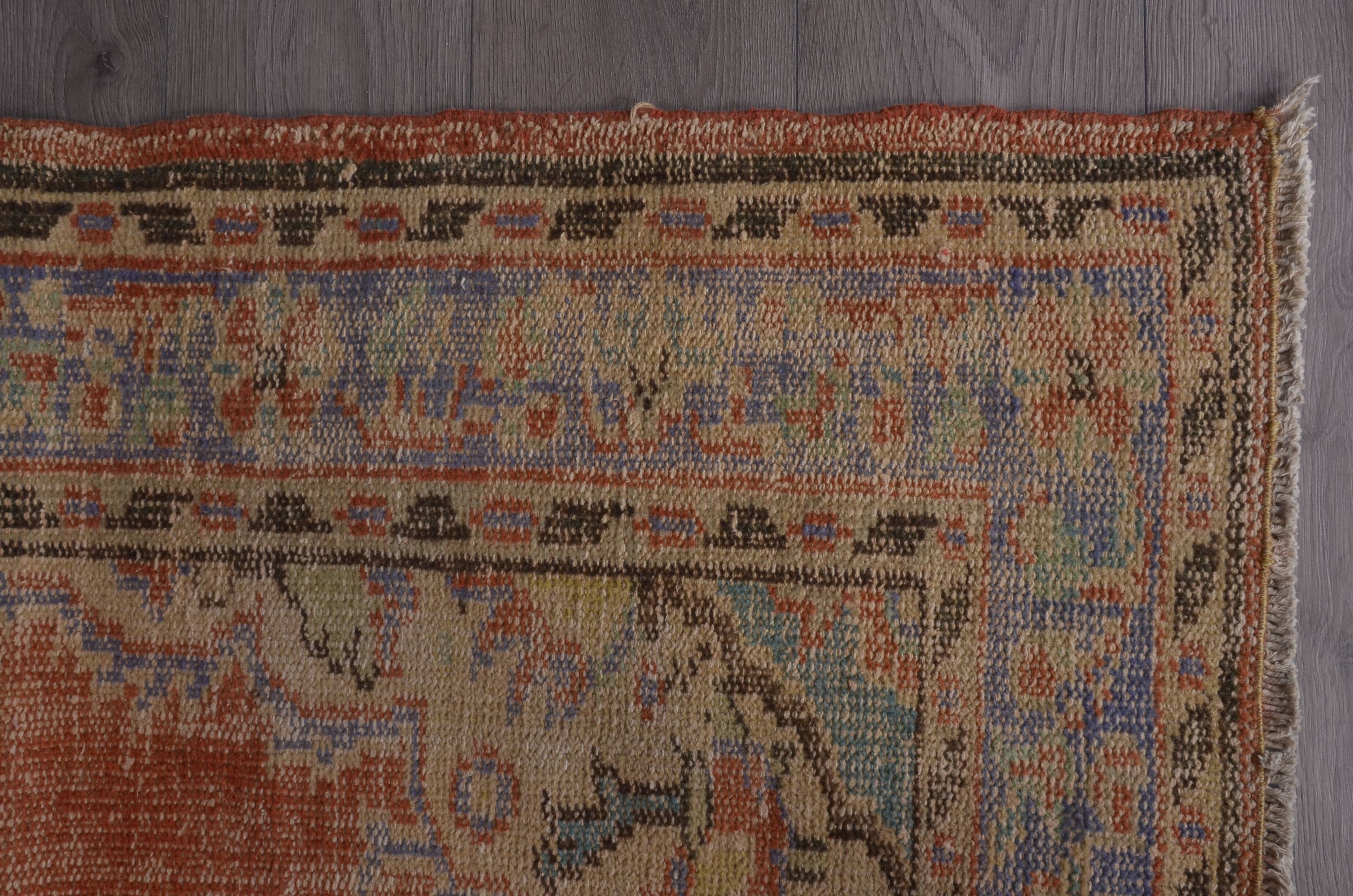 Vintage Turkish Wool Oushak Rug sku 688