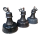 Industrial hanging lamps in enamelled metal, 50