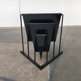 Postmodern vintage magazine rack by Markus Börgens for D-Tec, 1980s.