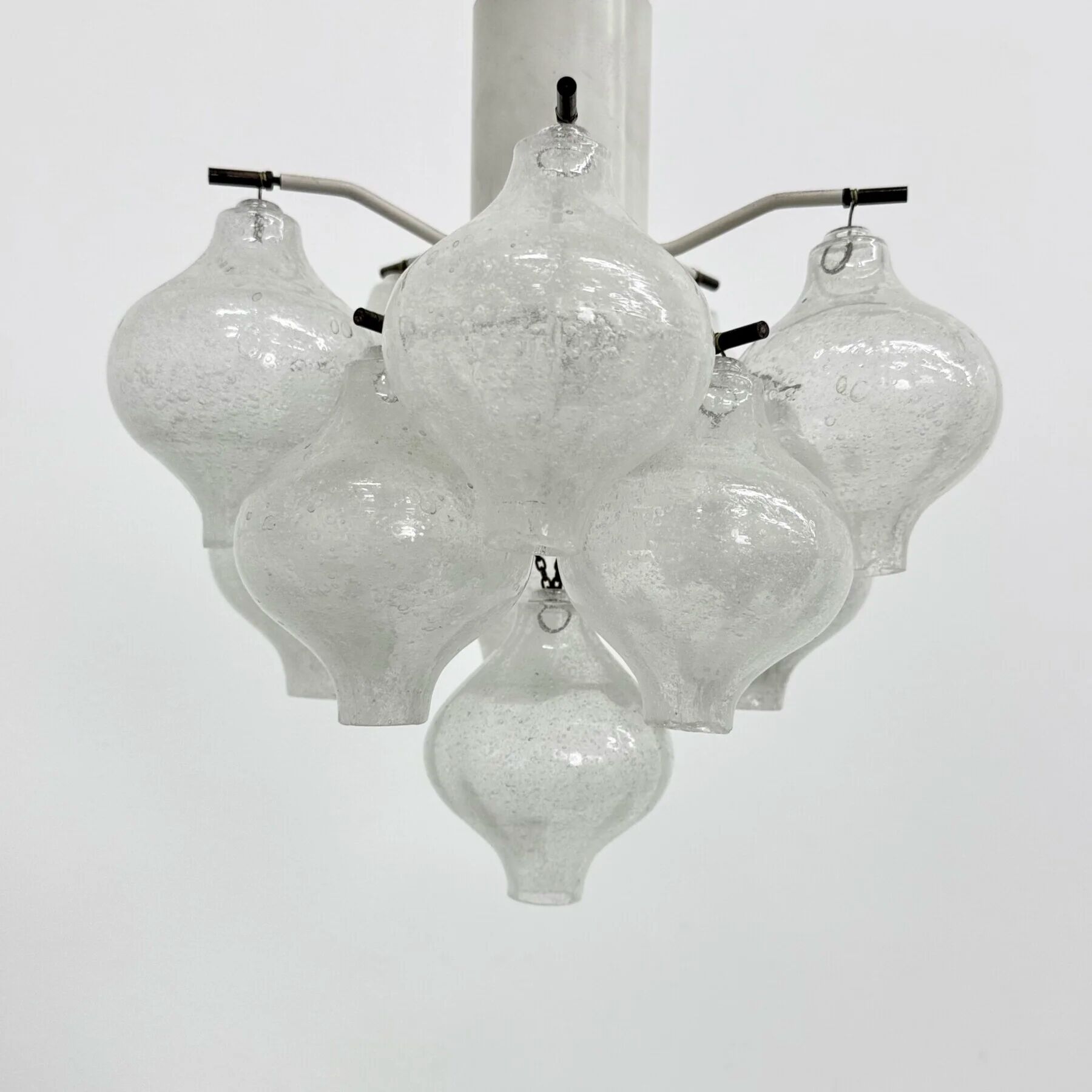 Mid-century Tulipan glass flushmount by Kalmar, Austria, 1960s