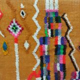 Azilal Berber rug in handmade wool 255 X 140 CM