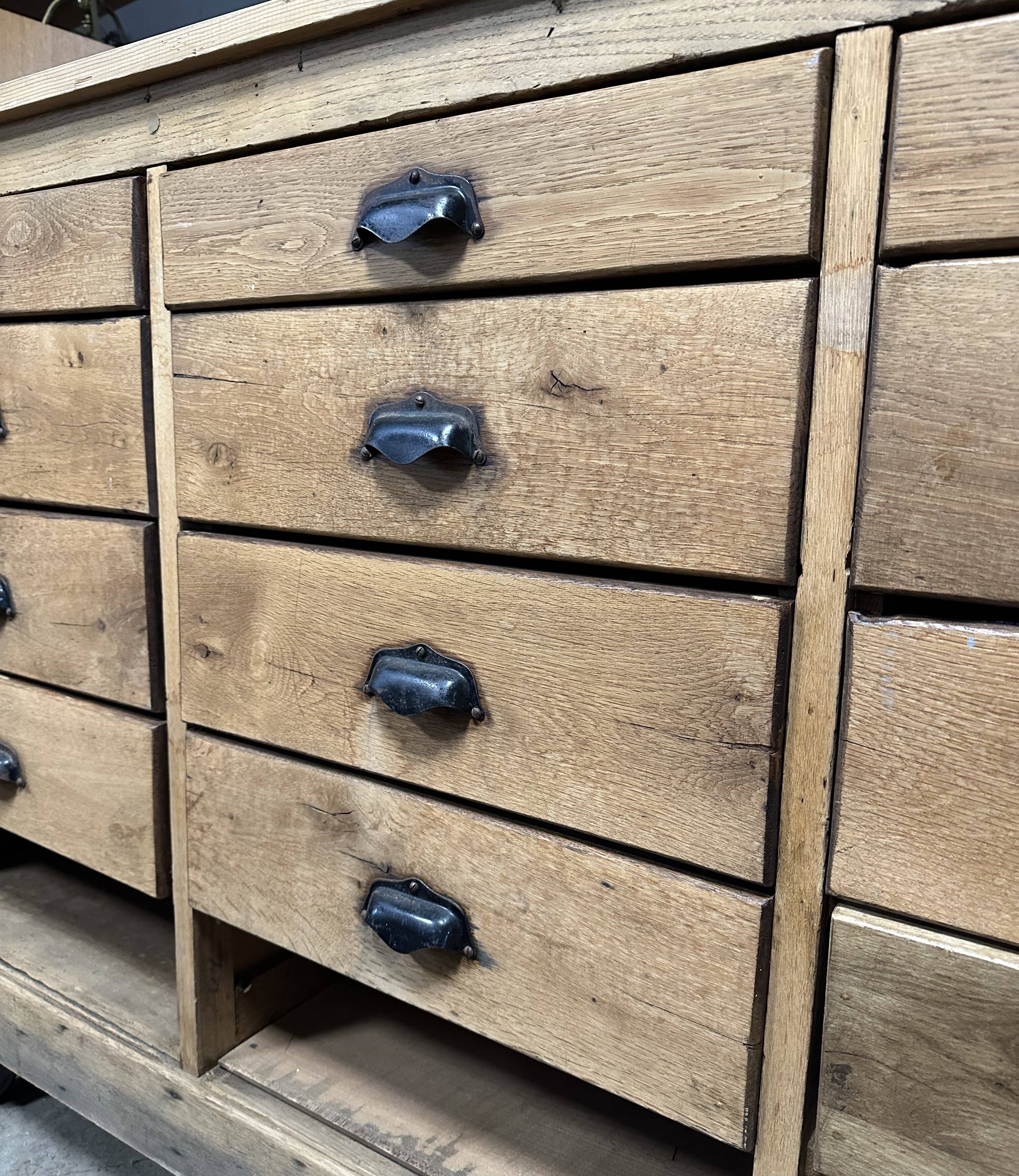 Large counter with drawers