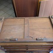 Commode bureau d'époque – Début XXᵉ siècle avec plateau en marbre