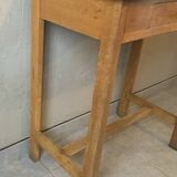 High table / Console in solid wood from the 50s