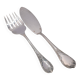 Christofle Marly silver-plated fish serving cutlery