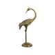 Statue de héron grue en cuivre sculpture laiton vintage 42cm