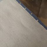 Antique corner armchair, midnight blue