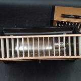 Pair of metal and brass bedside wall lights by Paul Neuhaus, Germany, 1950s Bauhaus