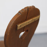 19th century antique Primitive Wabi Sabi mountain chair