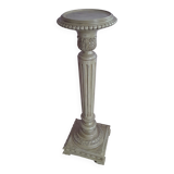 Louis XVI style column in lacquered wood