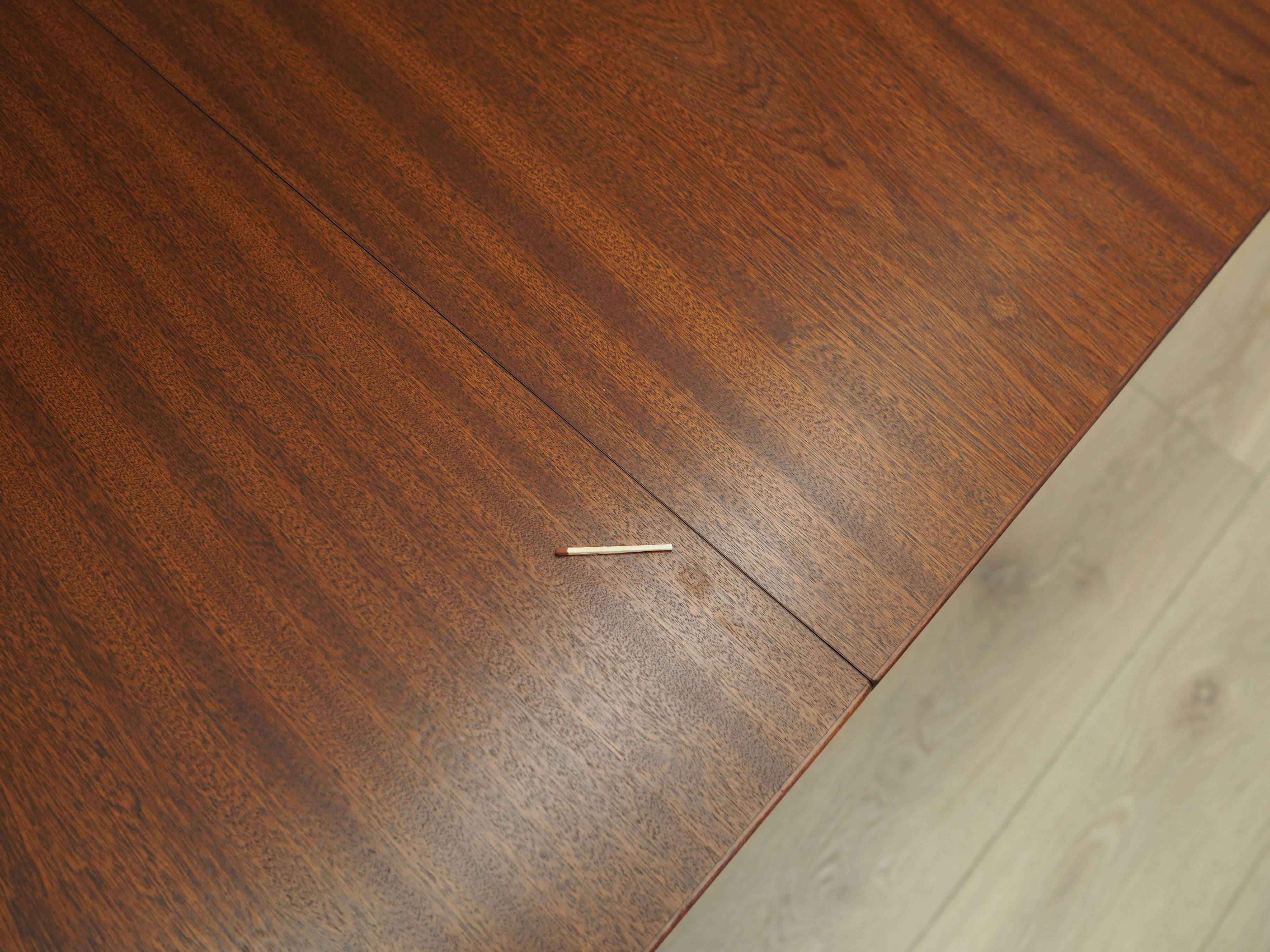 Mahogany table, Danish design, 1970s, production: Denmark