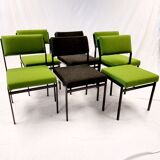 Japan Series Dining Table and Chairs by Cees Braakman for Pastoe, 1960s, Set of 7