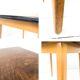 Bureau d’enfant vintage Mid-Century en bois table d’écolier rétro pour cham