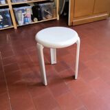 Light grey Metalplastica stool