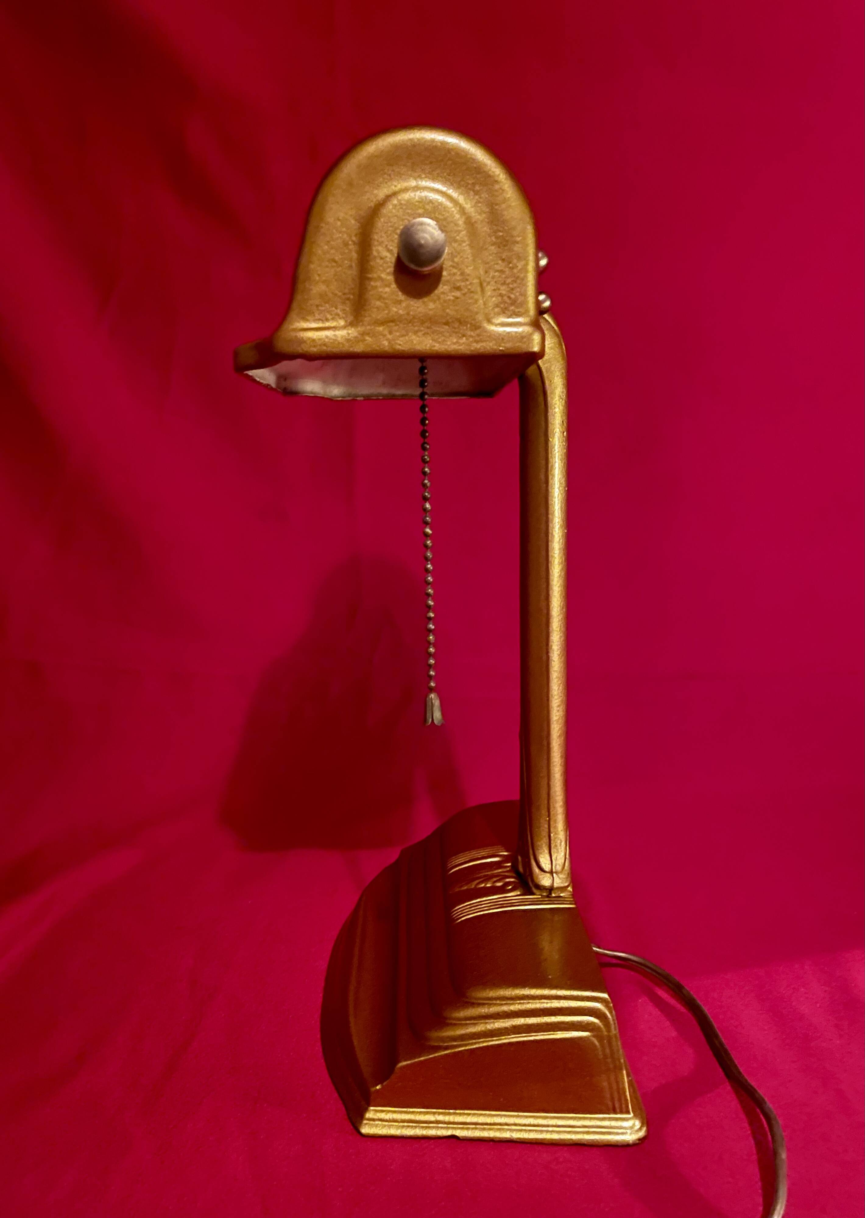 Vintage Art Deco desk lamp from the 1930s