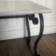 Table low white marble