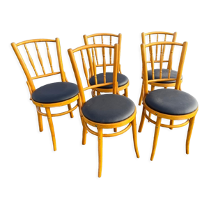 Lot de 5 chaises bistrot