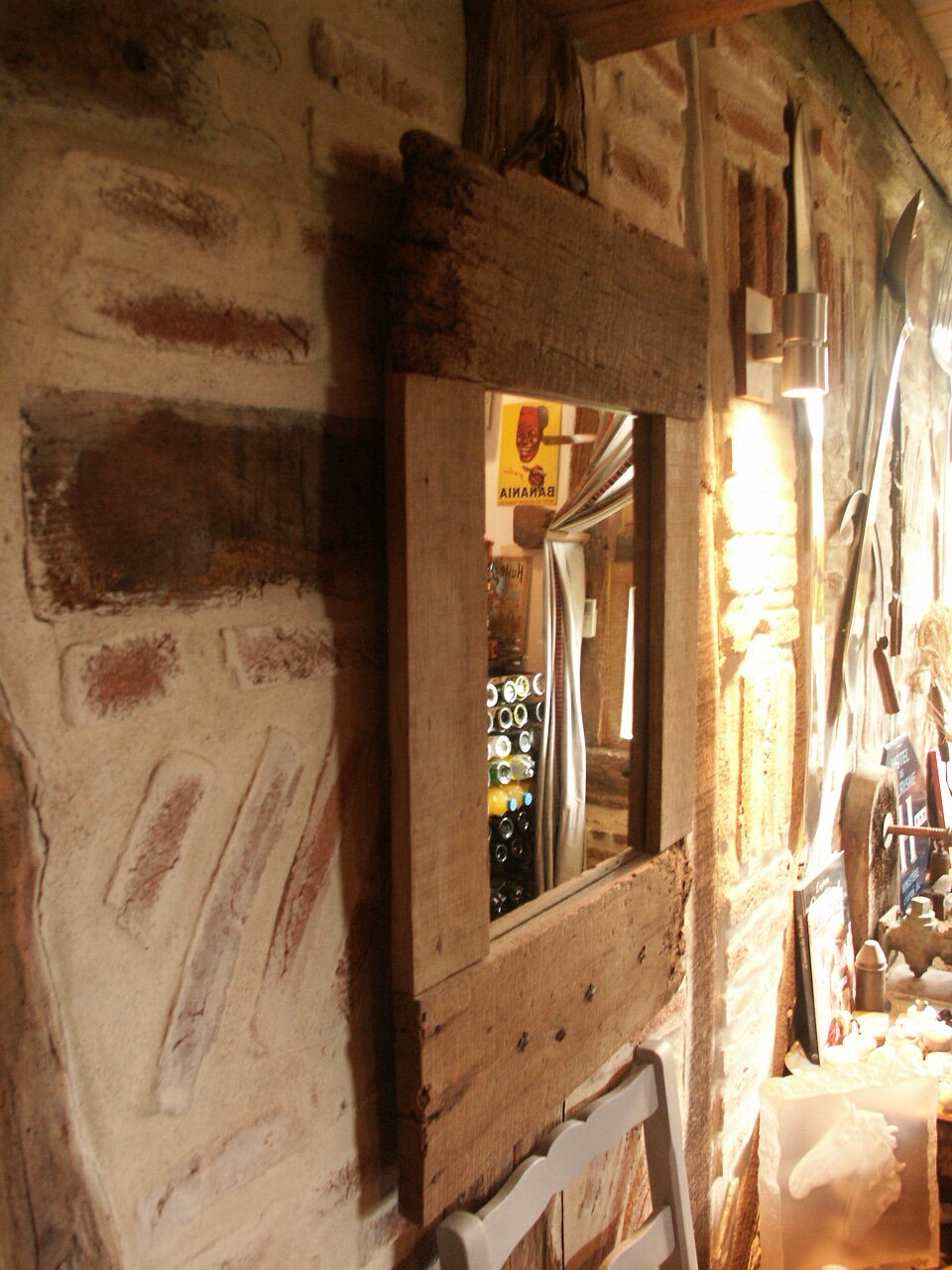 Oak mirror 52x86cm