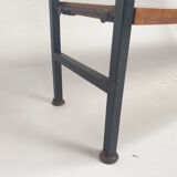 Italian free standing teak shelving unit, 1950