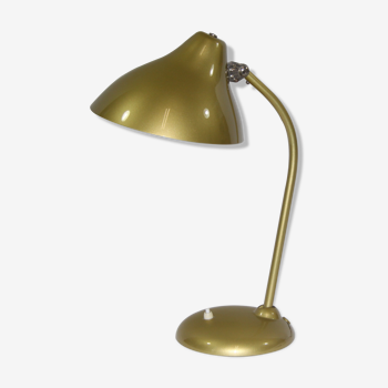 Gold table lamp, Germany, 1960's