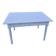 Old patinated blue bistro farmhouse table - 1.2m