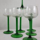 6 Alsace balloon wine glasses