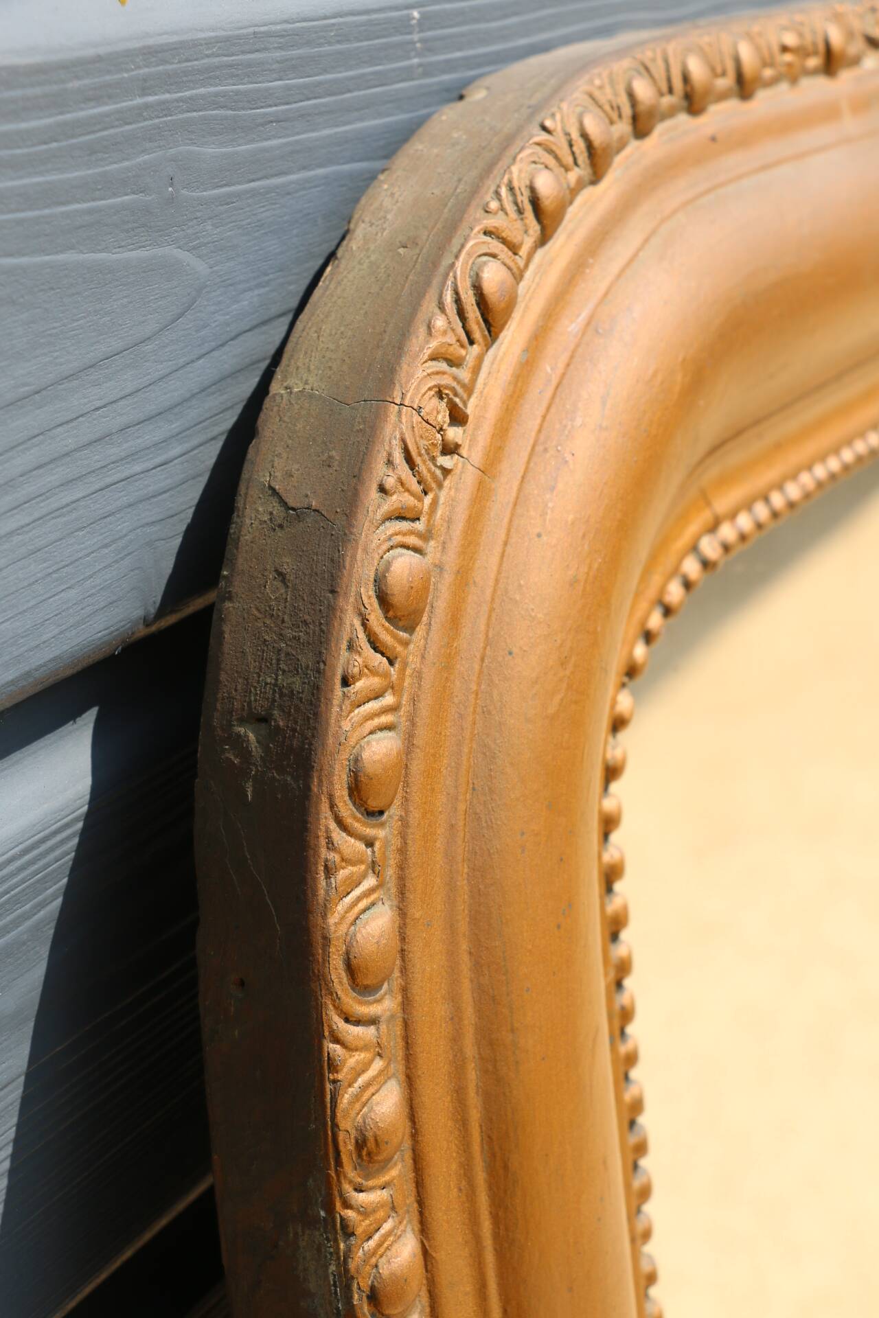 XXL antique gold mirror 1430mm
