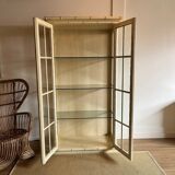 Vitrine en faux bambou Jonathan Adler