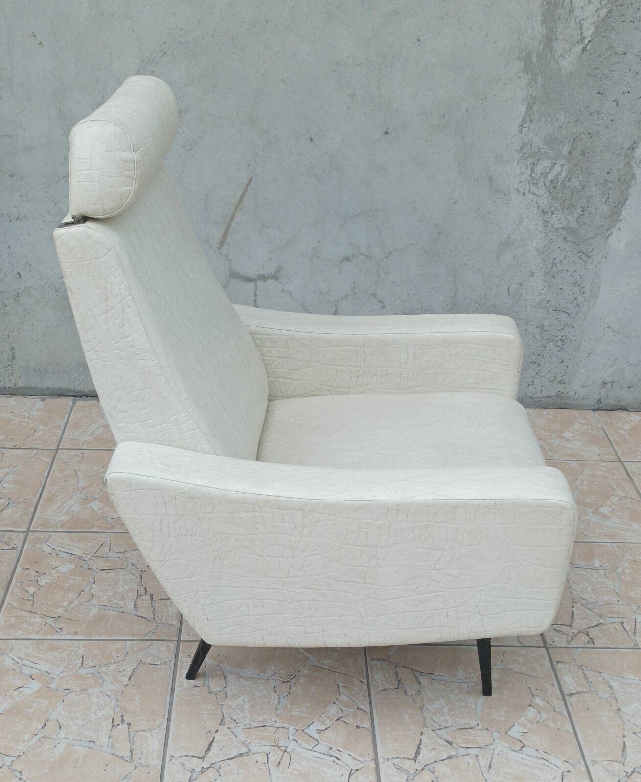 Vintage BEKA armchair in faux leather