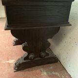 Console table in carved oak XX century