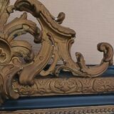 Napoleon III period mirror in wood and stucco
