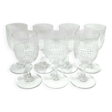 Baccarat – 7 glasses of white wine Nancy