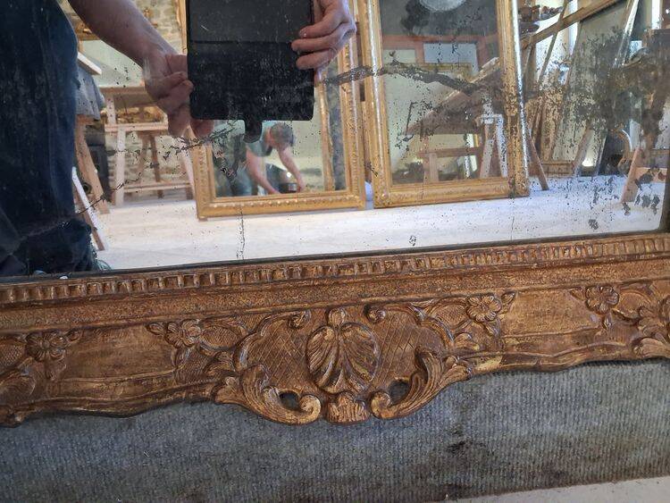 Miroir époque regence XVIII 180  x 75